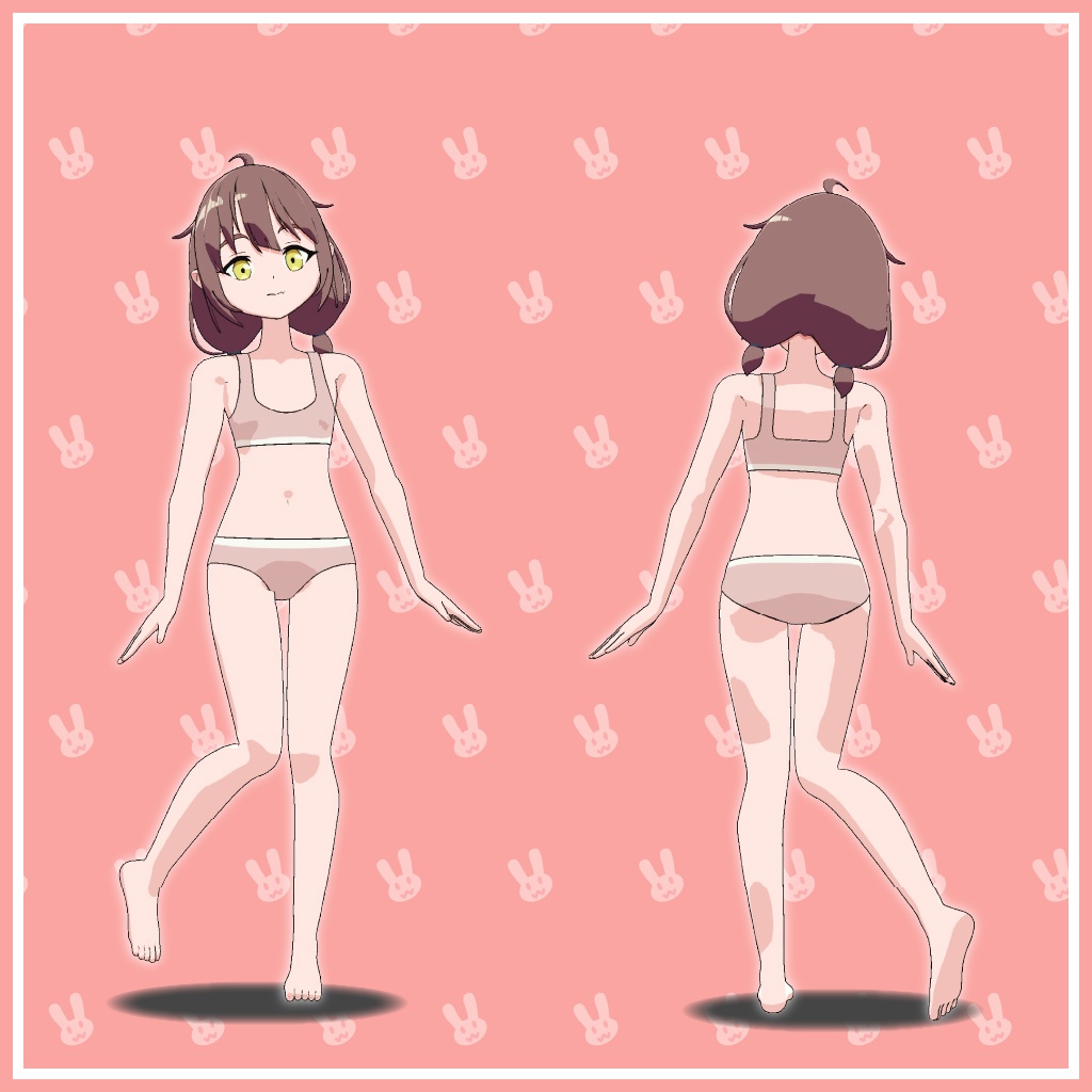 【オリジナル3Dモデル】モモカ Momoka