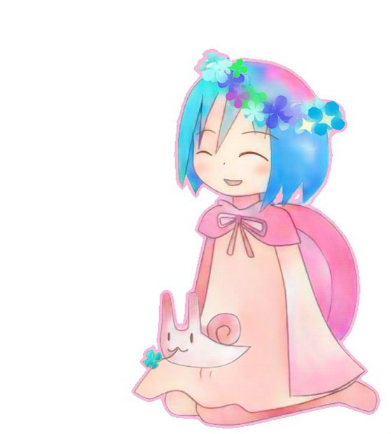 【伺か】かたつむ流「お花畑」アクリルキーホルダー