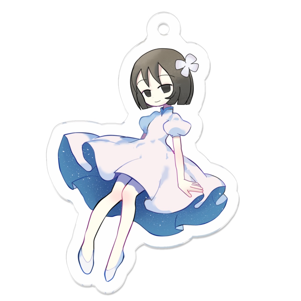 月子アクリルキーホルダー