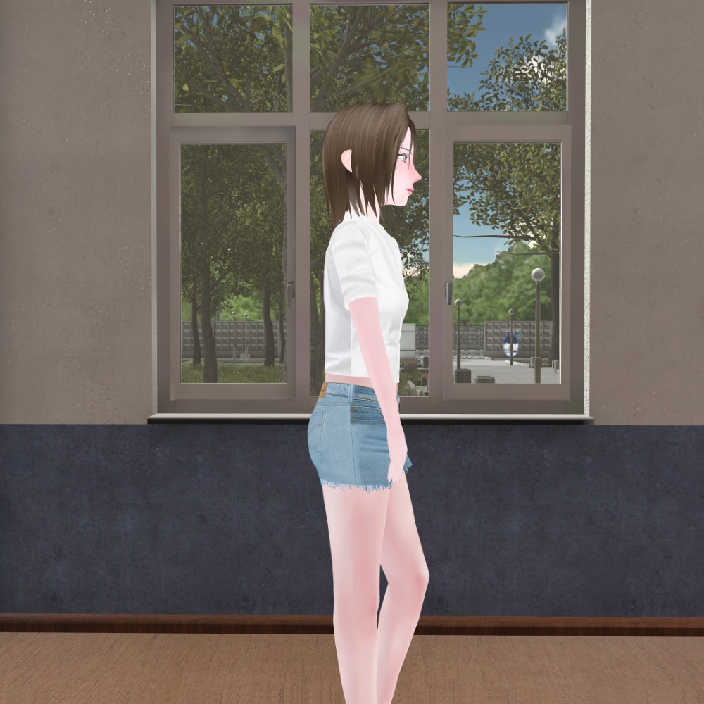 VRCHAT用 3Dモデル「クレア」