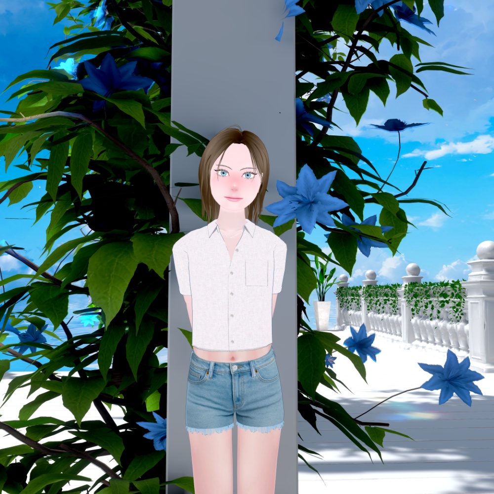 Vrchat用 3Dモデル「クレア」