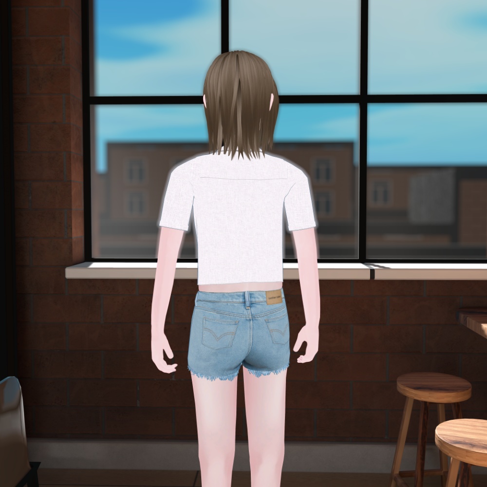 Vrchat用 3Dモデル「クレア」
