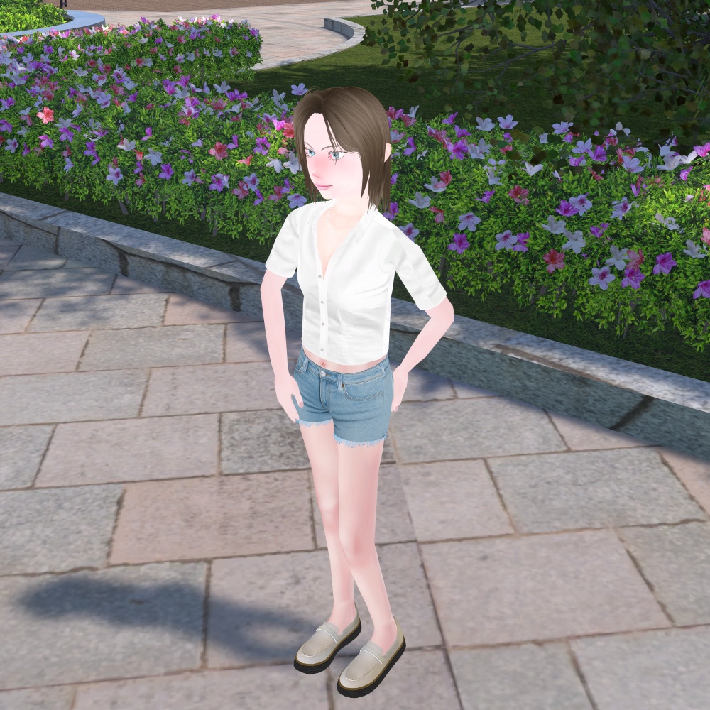 VRCHAT用 3Dモデル「クレア」