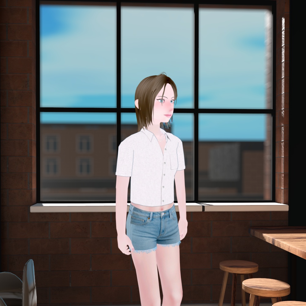 VRCHAT用 3Dモデル「クレア」