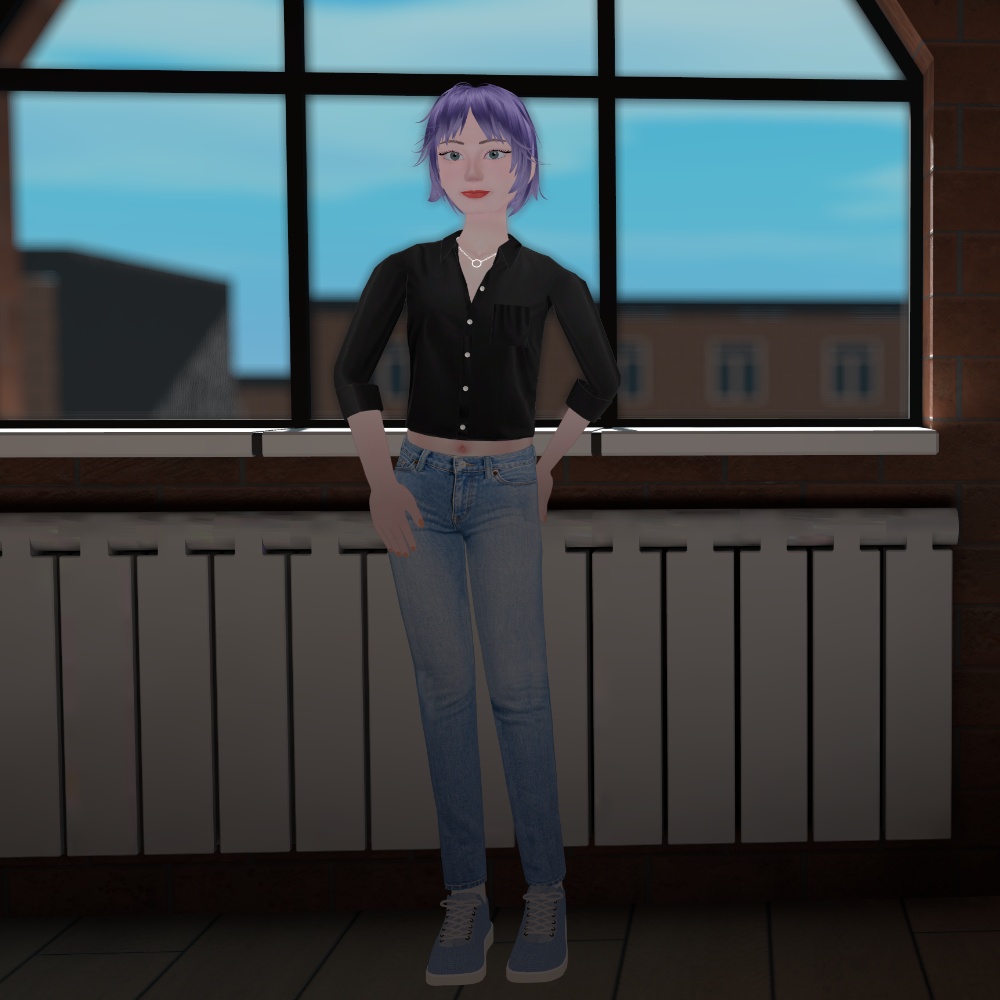 VRCHAT用 3Dモデル「ジュディス」