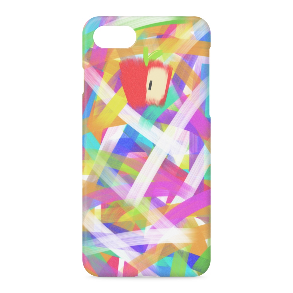 平筆ペイントiPhoneケース