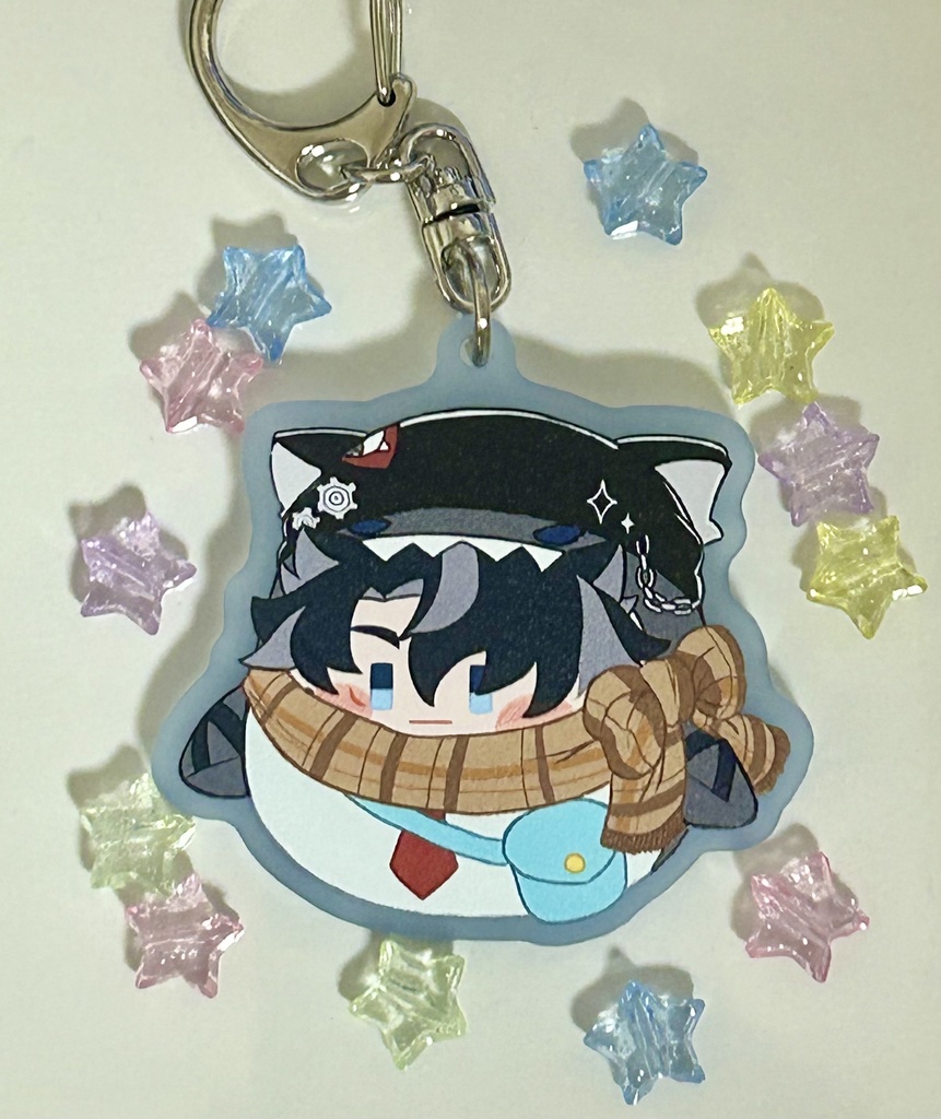 四季サメセスリアクリルキーホルダー