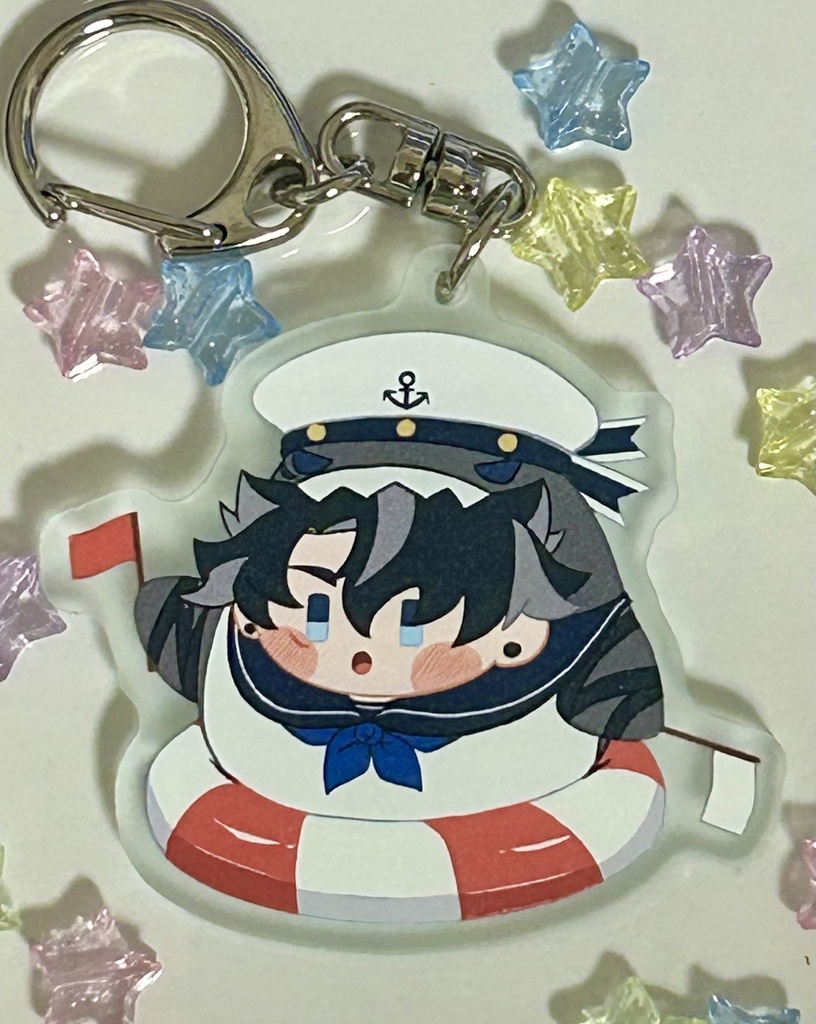 四季サメセスリアクリルキーホルダー