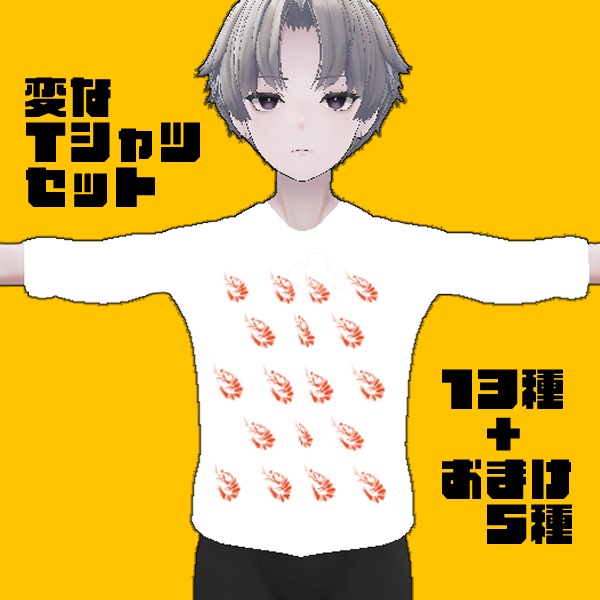 +Head対応衣装 変なTシャツセット