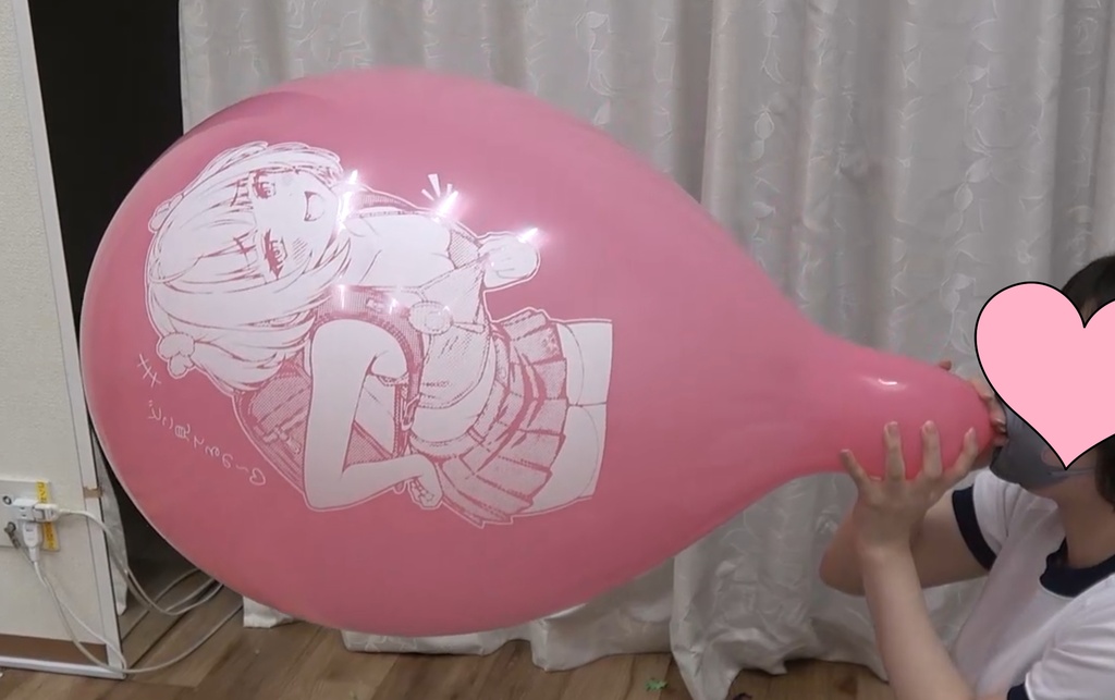 ブルマさんの風船割り