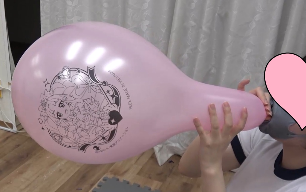 ブルマさんの風船割り