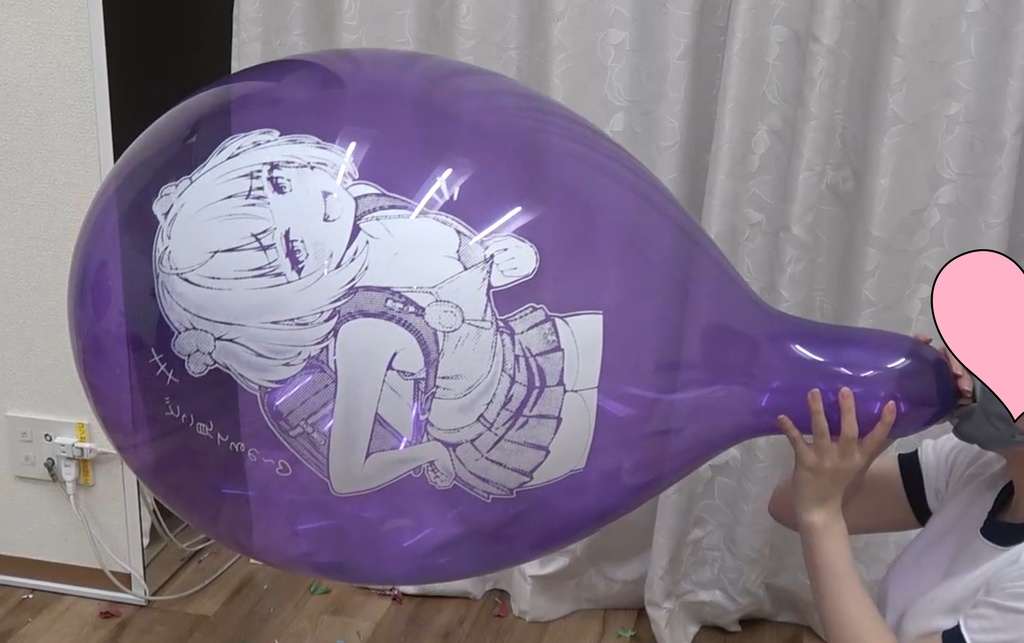 ブルマさんの風船割り