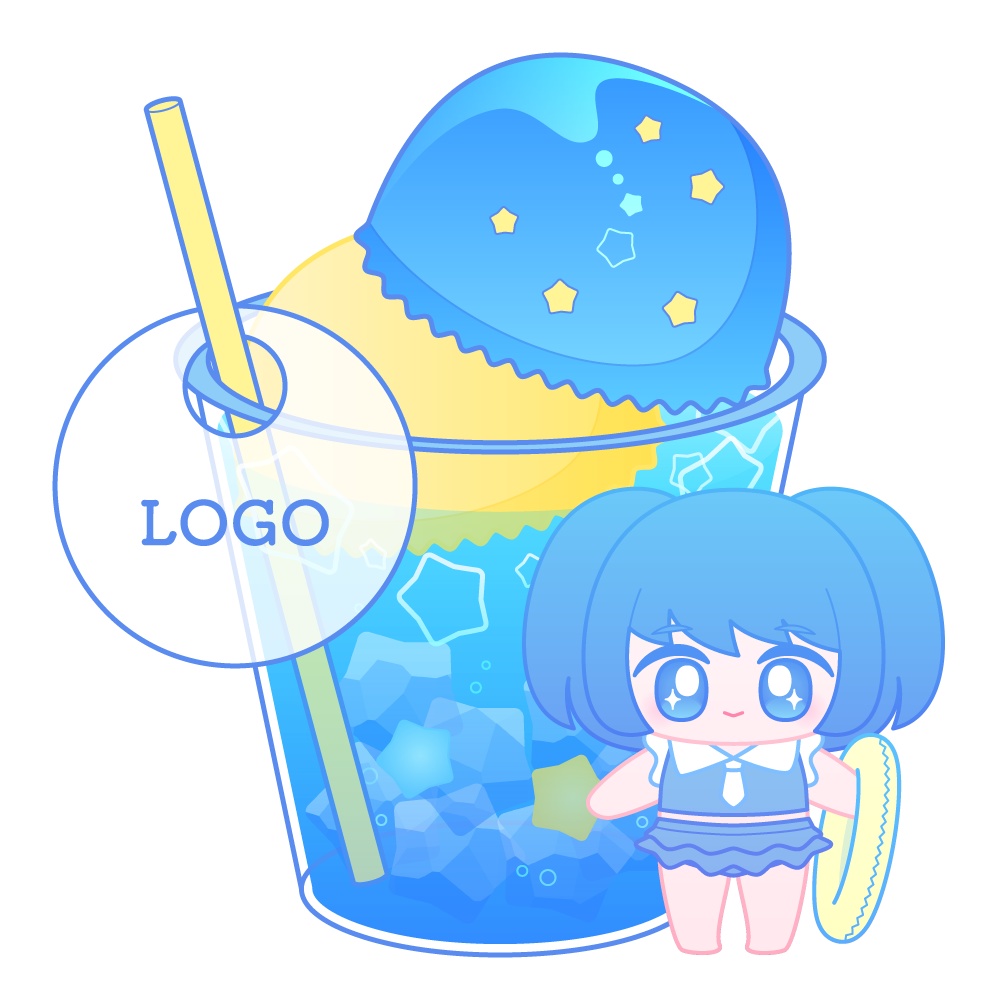 【イラスト素材】2024年7月スイーツ【透過PNG】