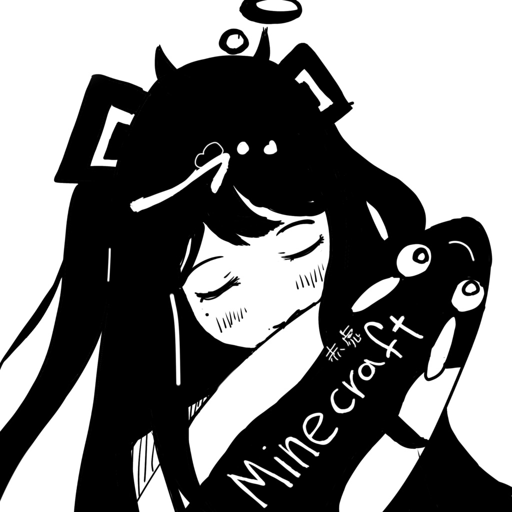 赤虎の猫シャチイラスト