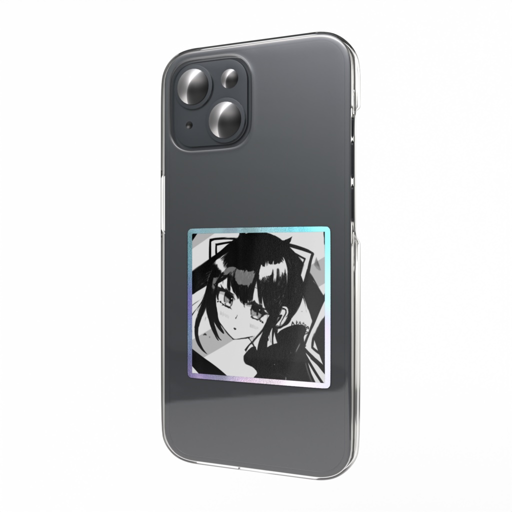 赤虎の猫スマホステッカー