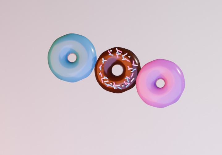 3Dアバター 十字架チョーカー プレゼントアクセサリー付き ドーナツピン 太もも アクセサリー サイズ:キプ用