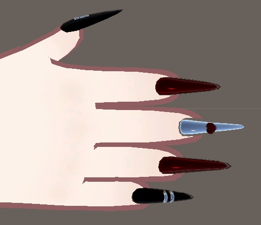 【無料配布】キプフェル対応 ネイルチップ 全アバター対応 プレゼント付き