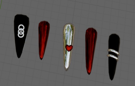 【無料配布】キプフェル対応 ネイルチップ 全アバター対応 プレゼント付き