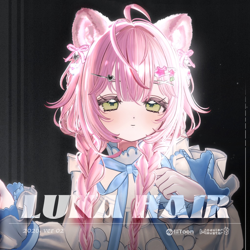 🔶SALE🔶[[ 𝟏𝟖アバター対応 ]]  ✶ 𝐋𝐔𝐍𝐀 𝐇𝐀𝐈𝐑 ✶