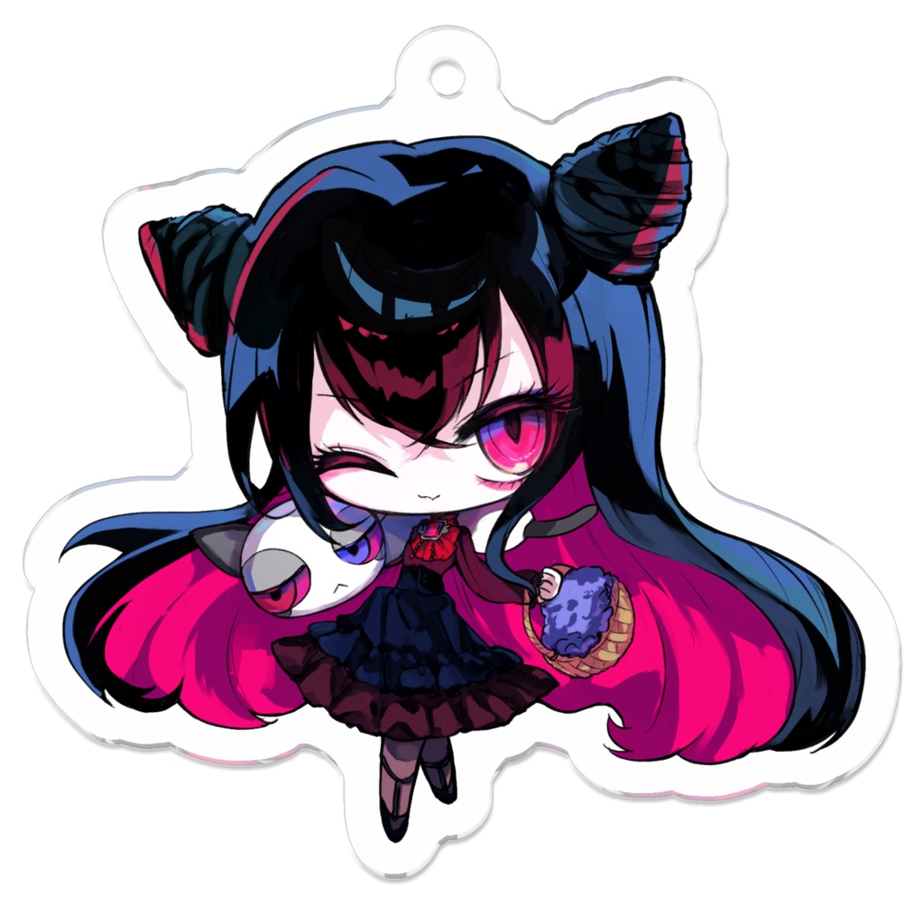 ミニキャラアクリルキーホルダー(^_-)-☆