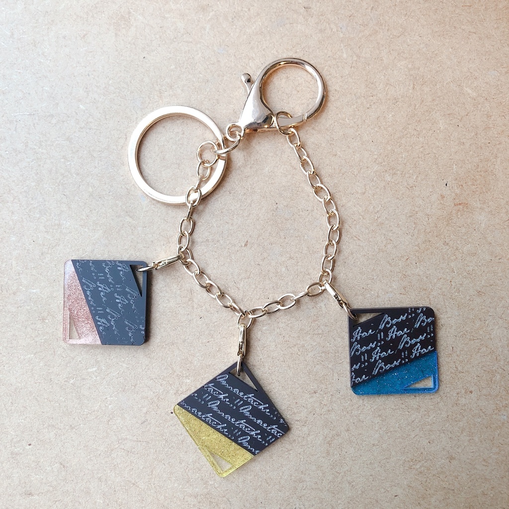 バッグチャーム バーニッシュチョコ