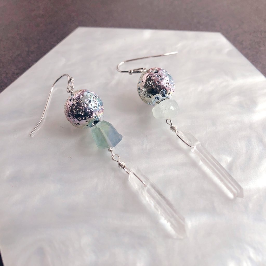 飴村乱数 氷の星 ピアス イヤリング Ichimicro Booth