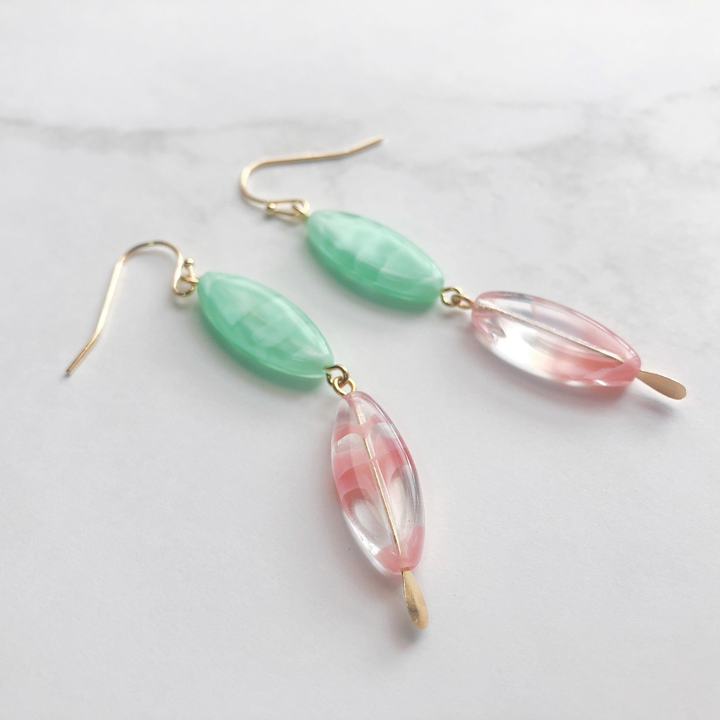 【SALE】フロイド×リドル 木陰の金魚 ピアス/イヤリング