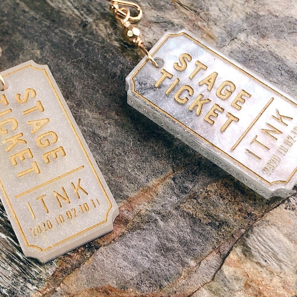 チケットL 4色 イヤリング/ピアス