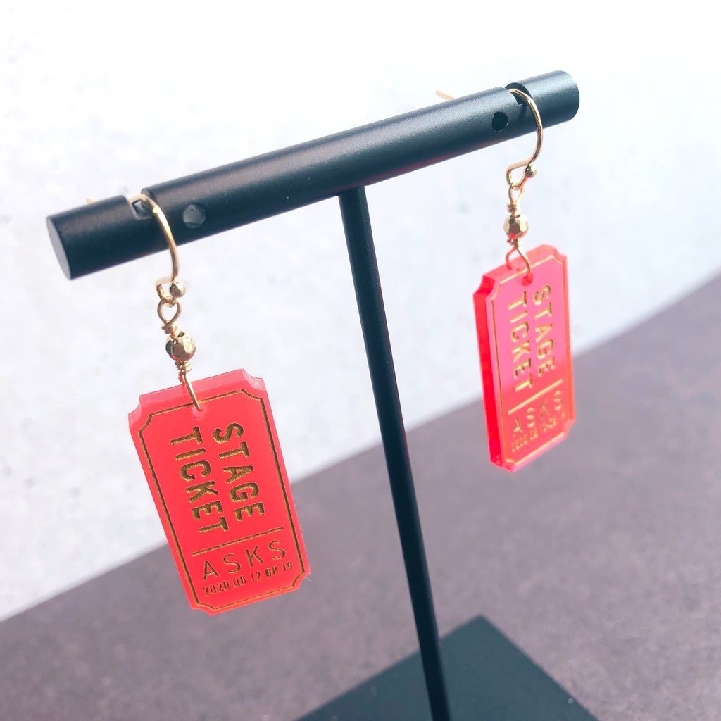 チケットL 4色 イヤリング/ピアス