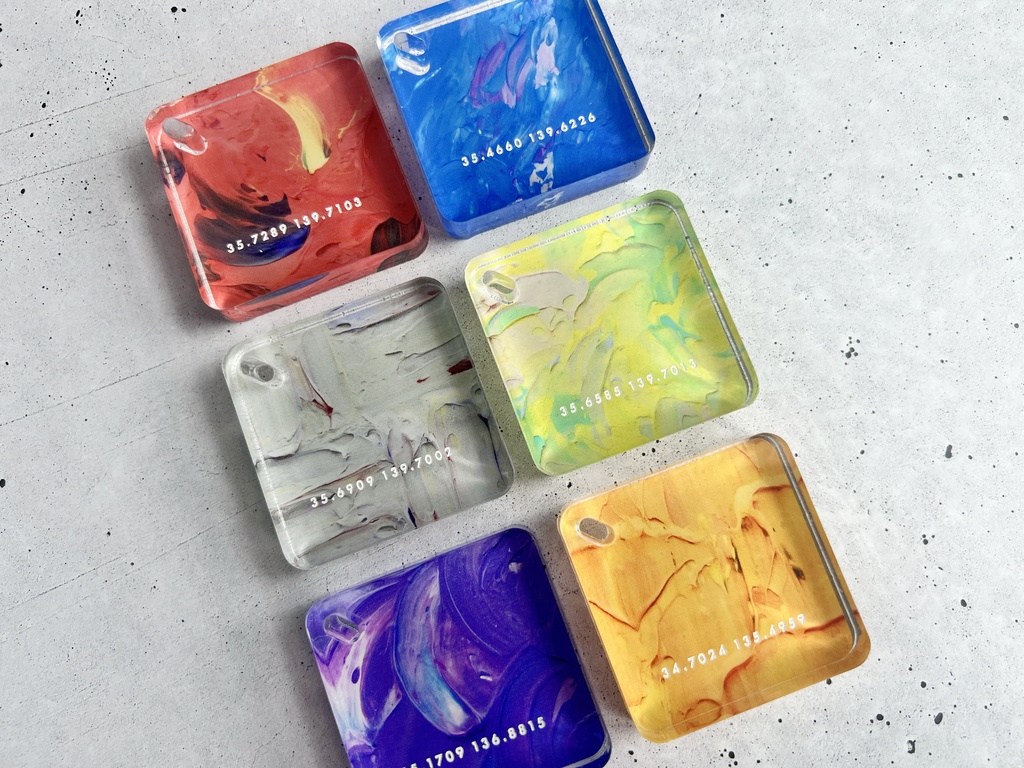 アクリルプレート　6div