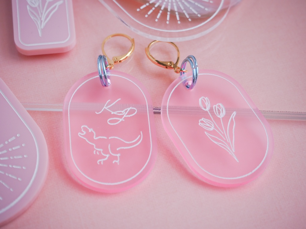 MECHATU-A アクリルピアス/イヤリング【非公式】