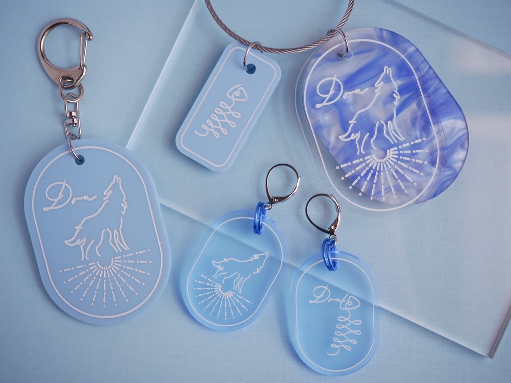 MECHATU-A アクリルピアス/イヤリング【非公式】