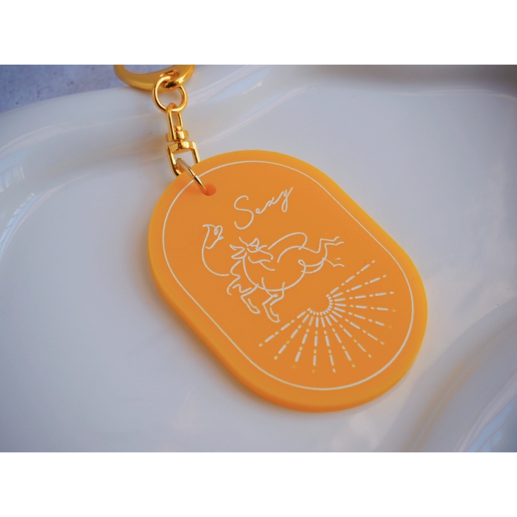 アクリルキーリングパステルMECHATU-A【非公式】