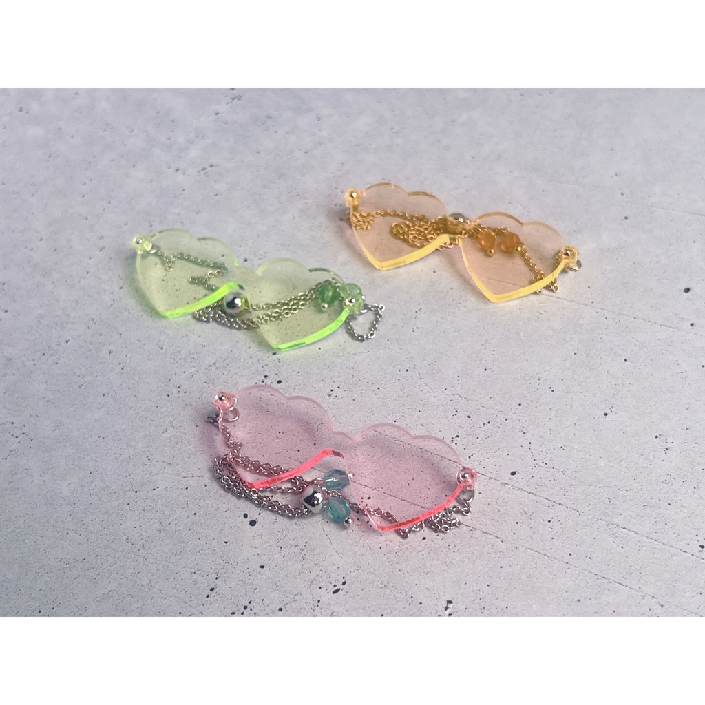 ちいさきものの眼鏡 ハートサングラス