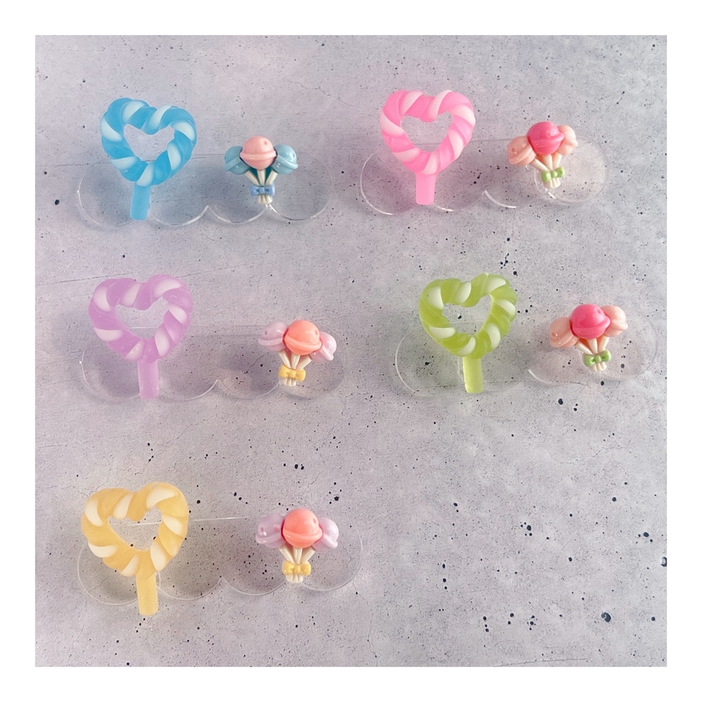 もつとかわいい ねじねじハートステッキセット