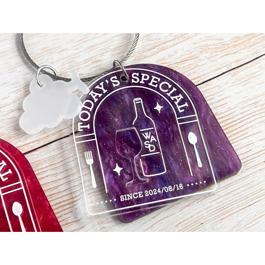 アクリルキーリングマーブル すぺしゃーれ【非公式】