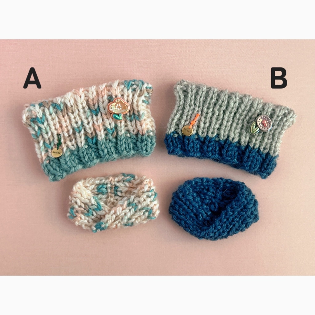 おみみニット帽+スヌードセット#01