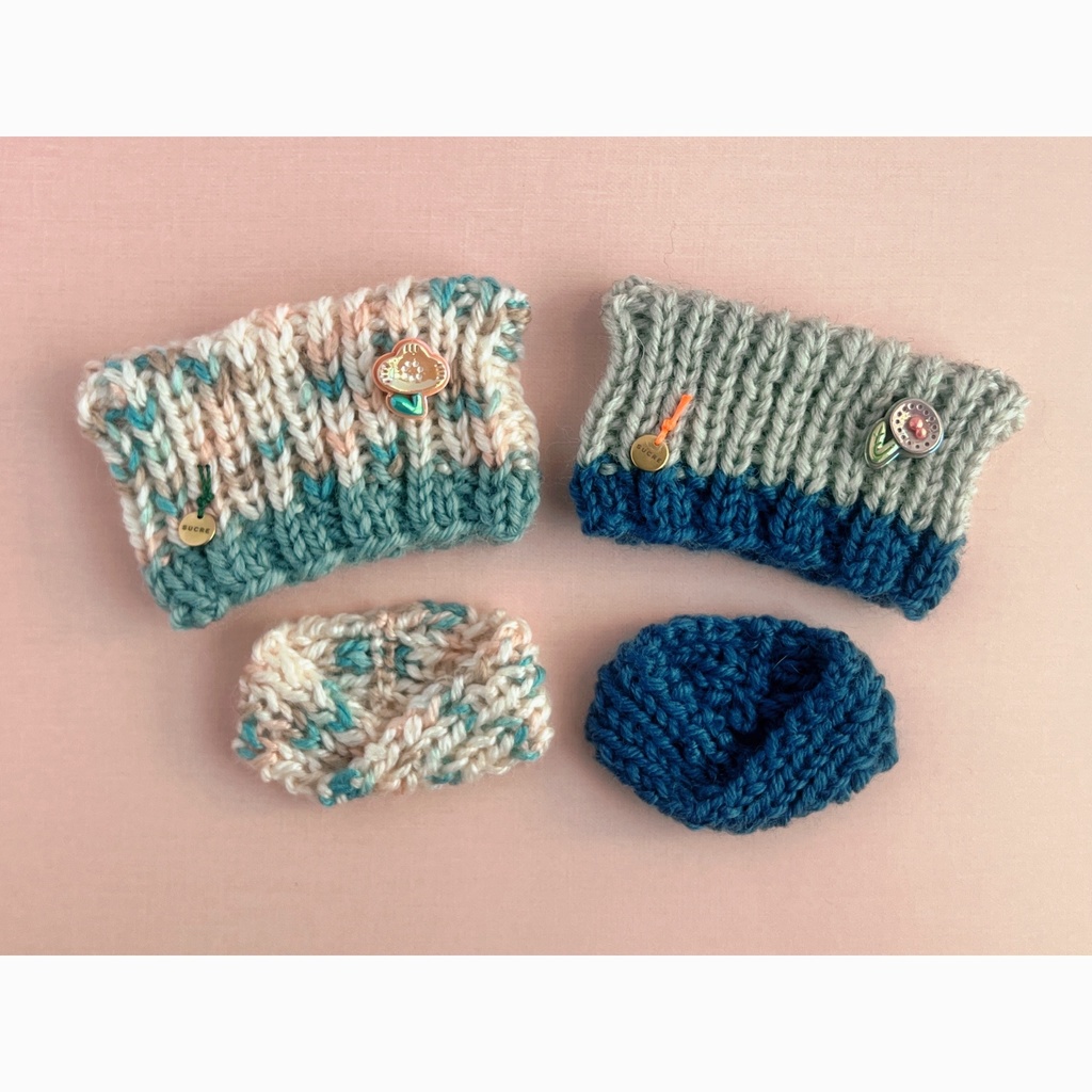 おみみニット帽＋スヌードセット#01