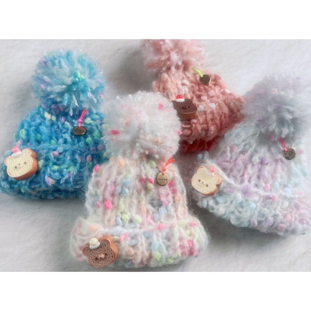 ふわふわニット帽#01