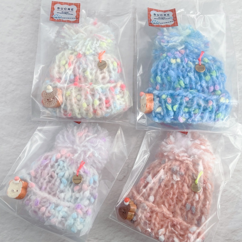 ふわふわニット帽#01