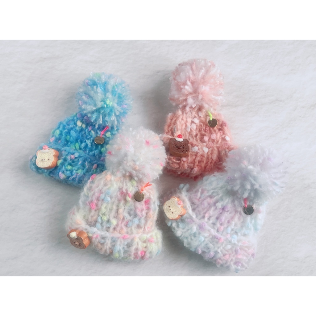 ふわふわニット帽#01