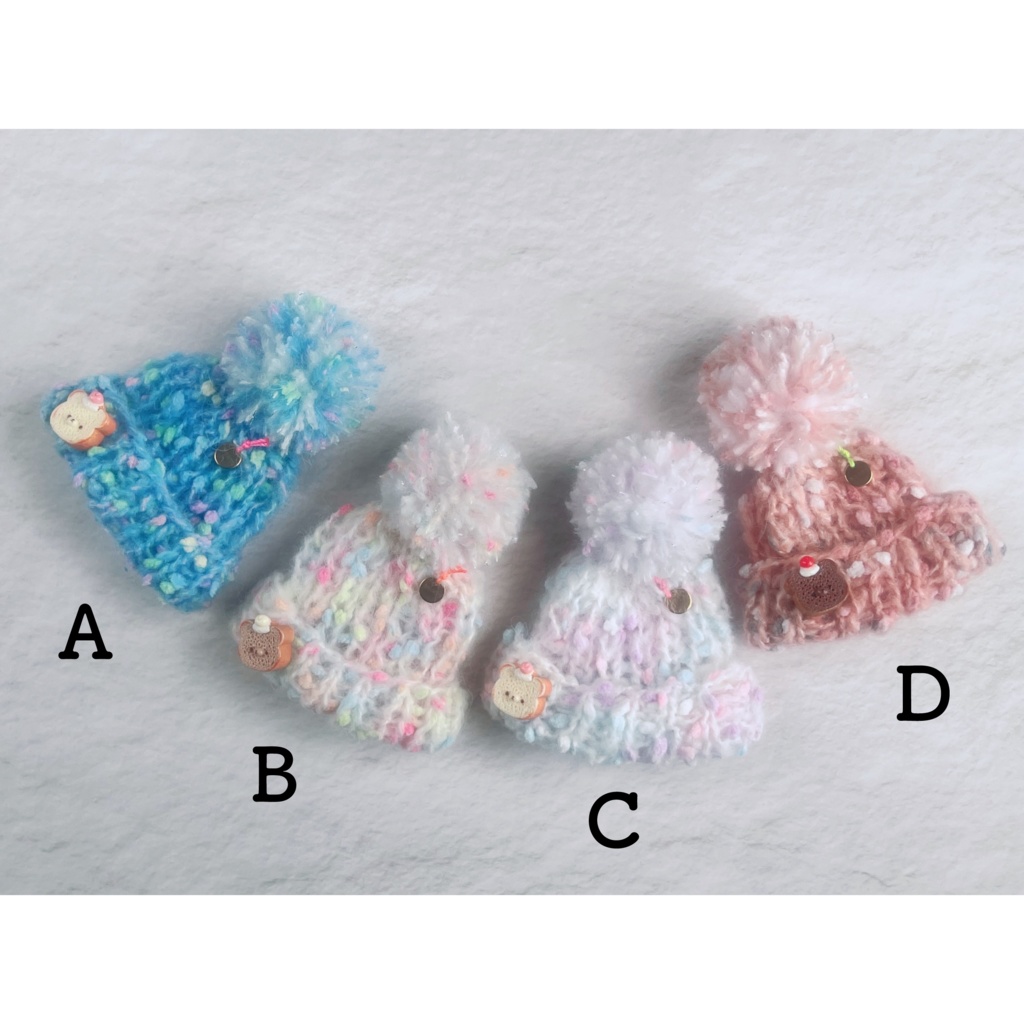 ふわふわニット帽#01