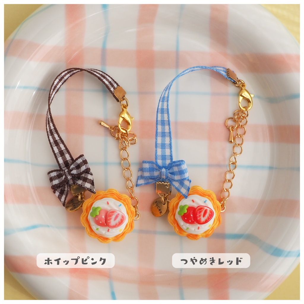 おりぼんポシェット いちごタルト