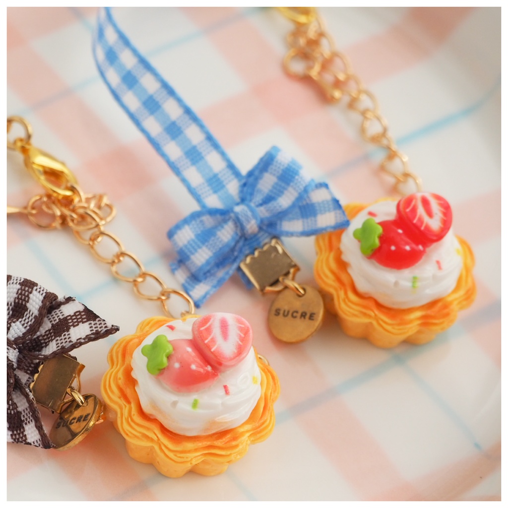 おりぼんポシェット いちごタルト