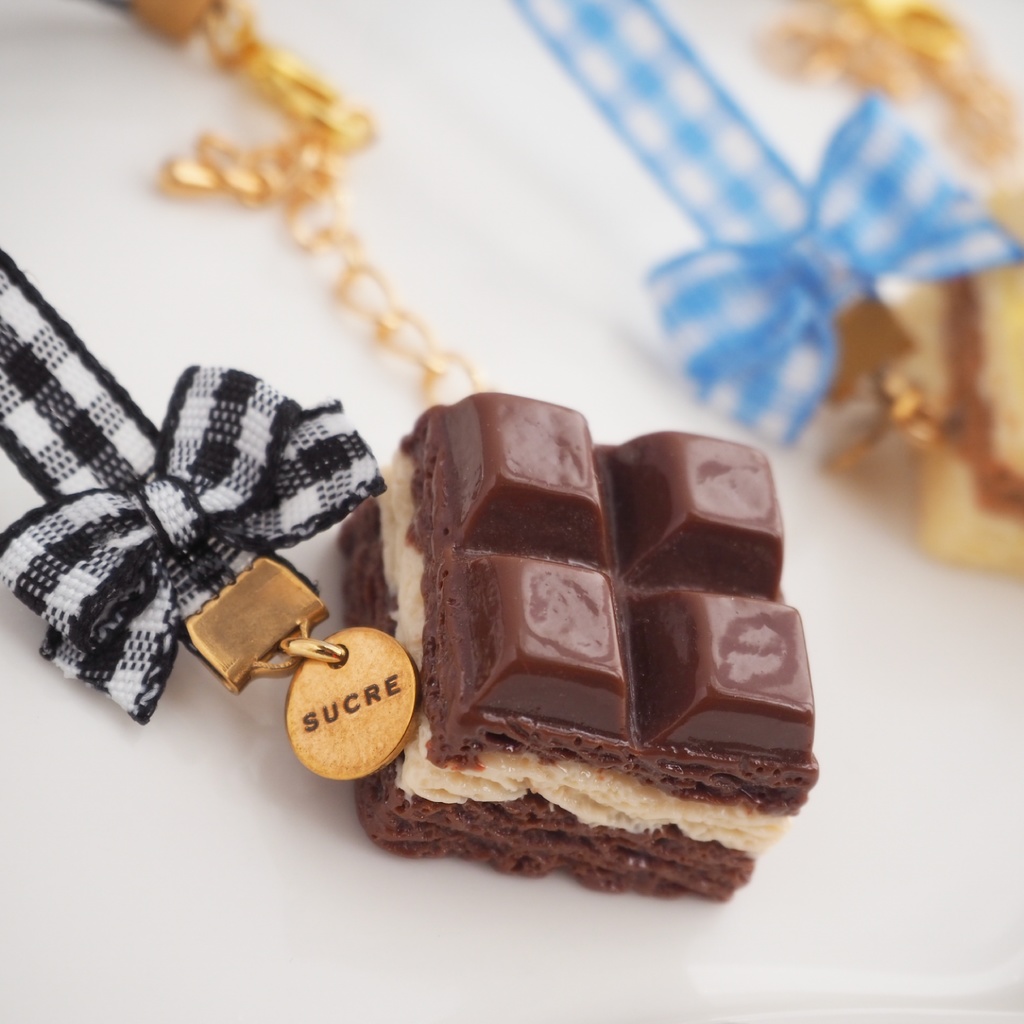 おりぼんポシェット スクエアショコラ