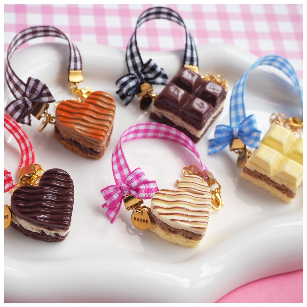 おりぼんポシェット スクエアショコラ