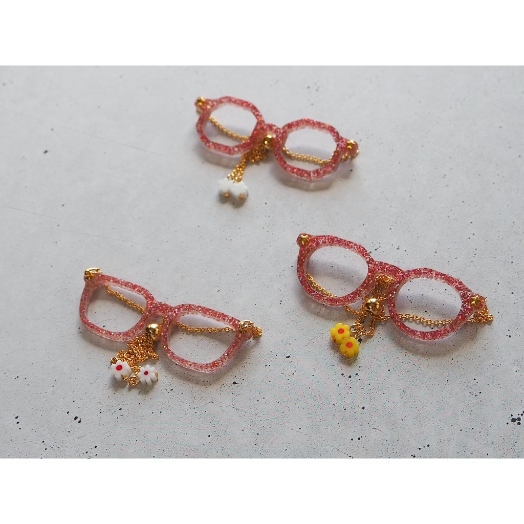 ちいさきもののめがね♯forぱぺ きまぐれサマー26 レッドグリッター