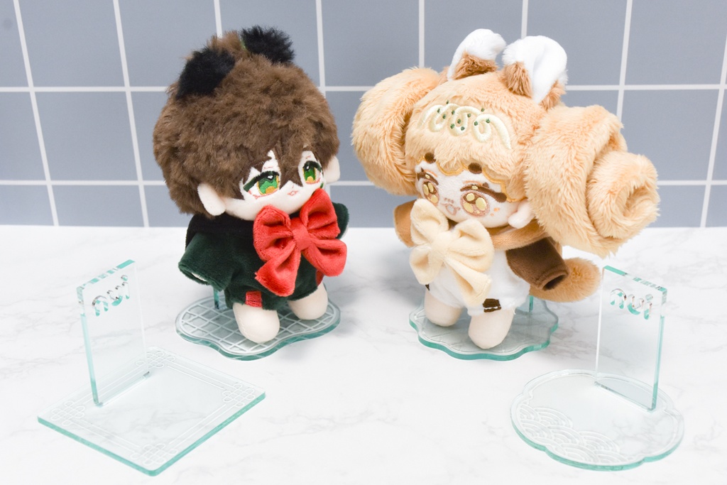 ぬいスタンド - toumei -(無属性ぬいぐるみ10cm向け)