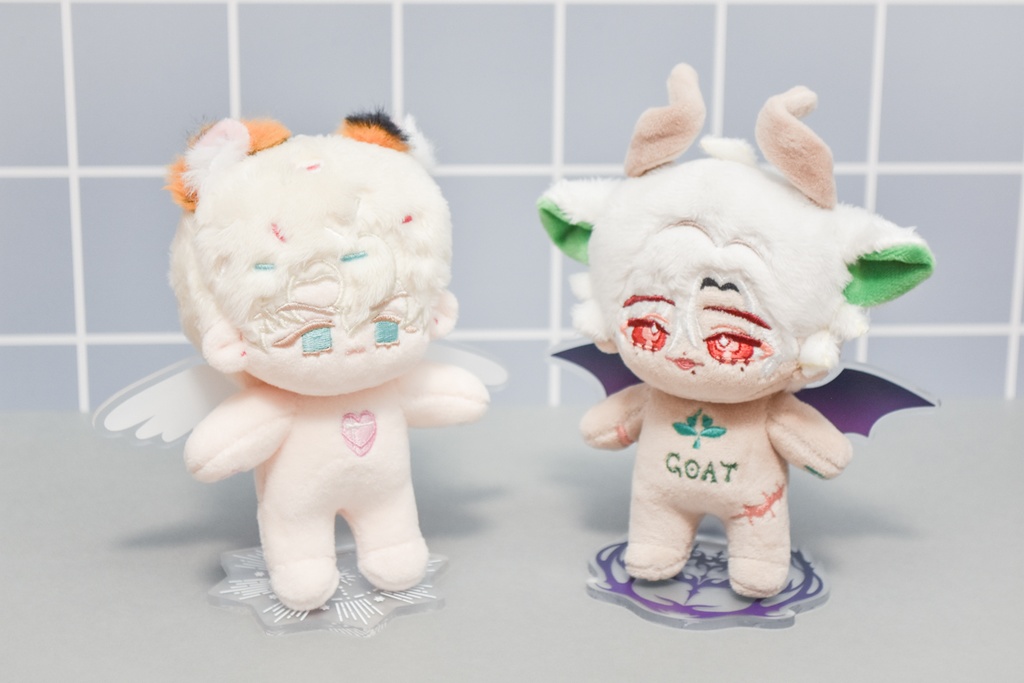 ぬいスタンド - 天使&悪魔 -(無属性ぬいぐるみ10cmぬい向け)