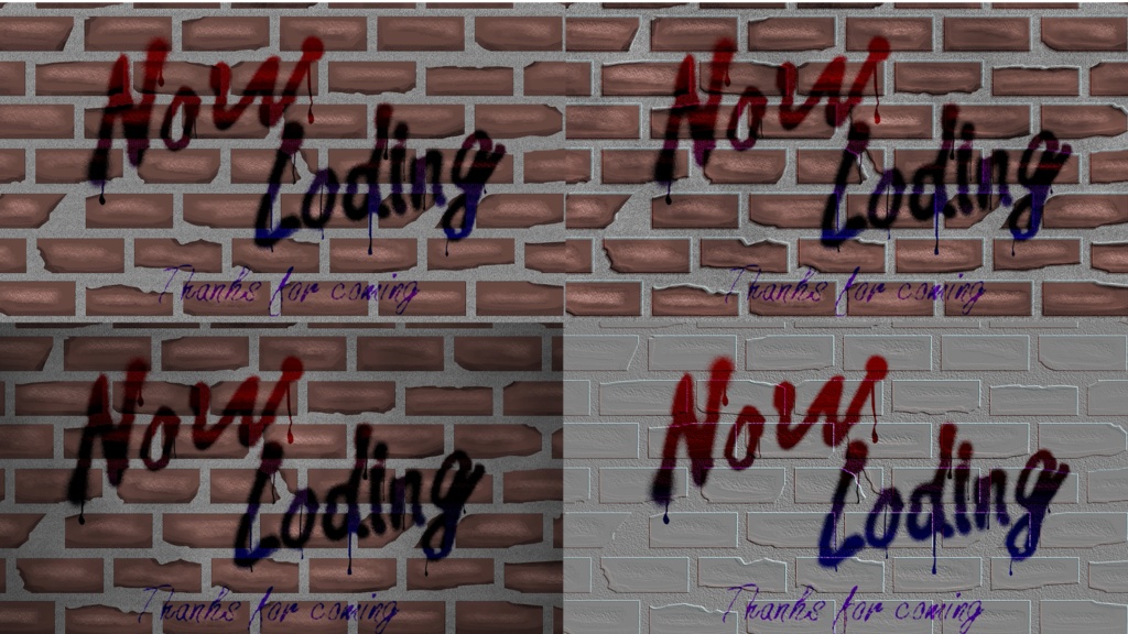 【無料/有料】動く待機画面【2】スプレー